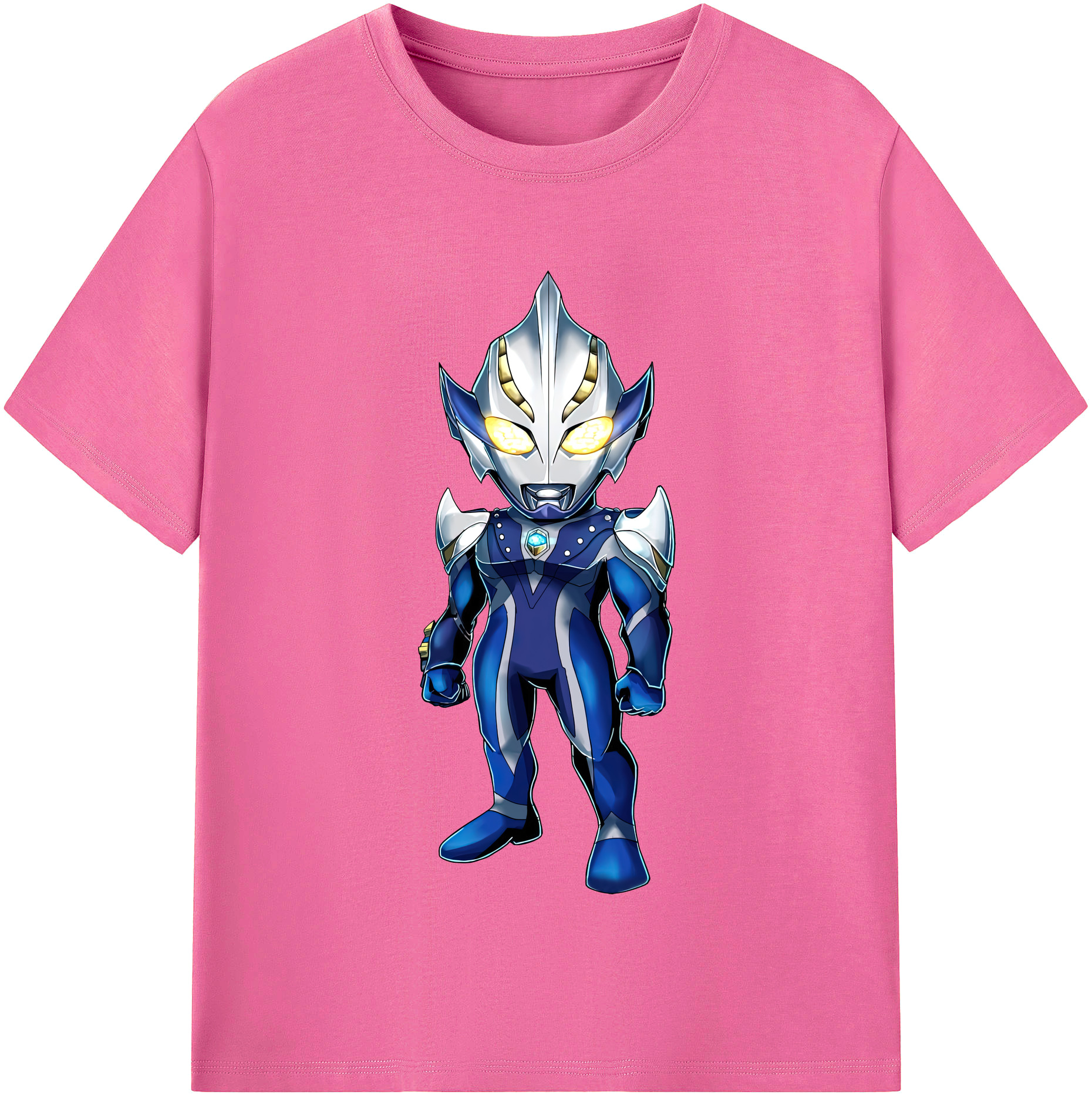 （画像用） ウルトラマン Ultraman レディースカジュアルプリントTシャツ（綿100％）